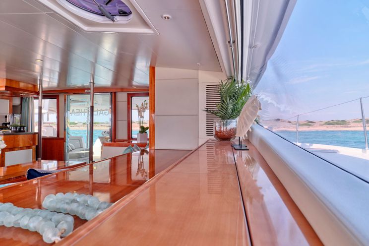 Charter Yacht WORLD`S END - Fountaine Pajot Galathea 65 - 5 Cabins - Athens - Mykonos - Cyclades - Greece - Praslin - Seychelles - Indian Ocean
