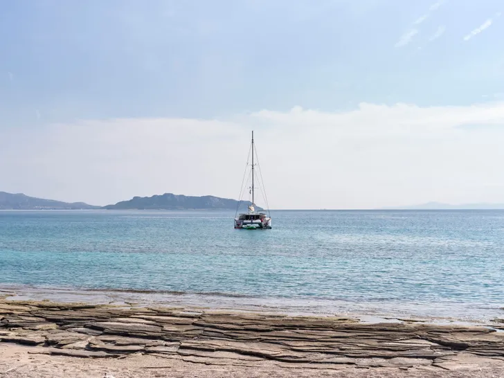 WORLD'S END Fountaine Pajot Galathea 65 - anchored WORLD'S END Fountaine Pajot Galathea 65 - anchored