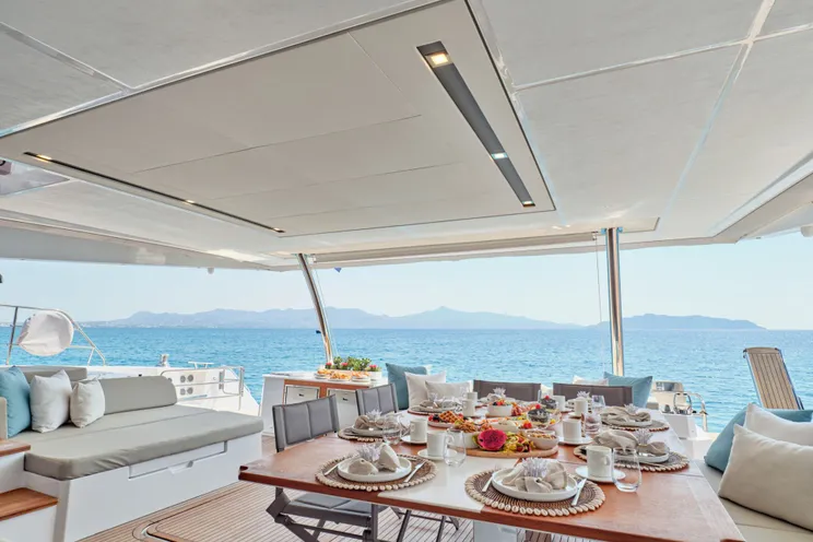 Charter Yacht ELLY - Fountaine Pajot Power 67 - 4 Cabins - Athens - Mykonos - Paros - Cyclades - Greece