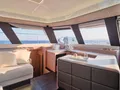 ELLY Fountaine Pajot Power 67 - main saloon bar ELLY Fountaine Pajot Power 67 - main saloon bar