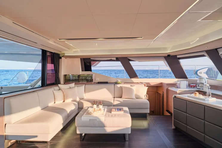 Charter Yacht ELLY - Fountaine Pajot Power 67 - 4 Cabins - Athens - Mykonos - Paros - Cyclades - Greece