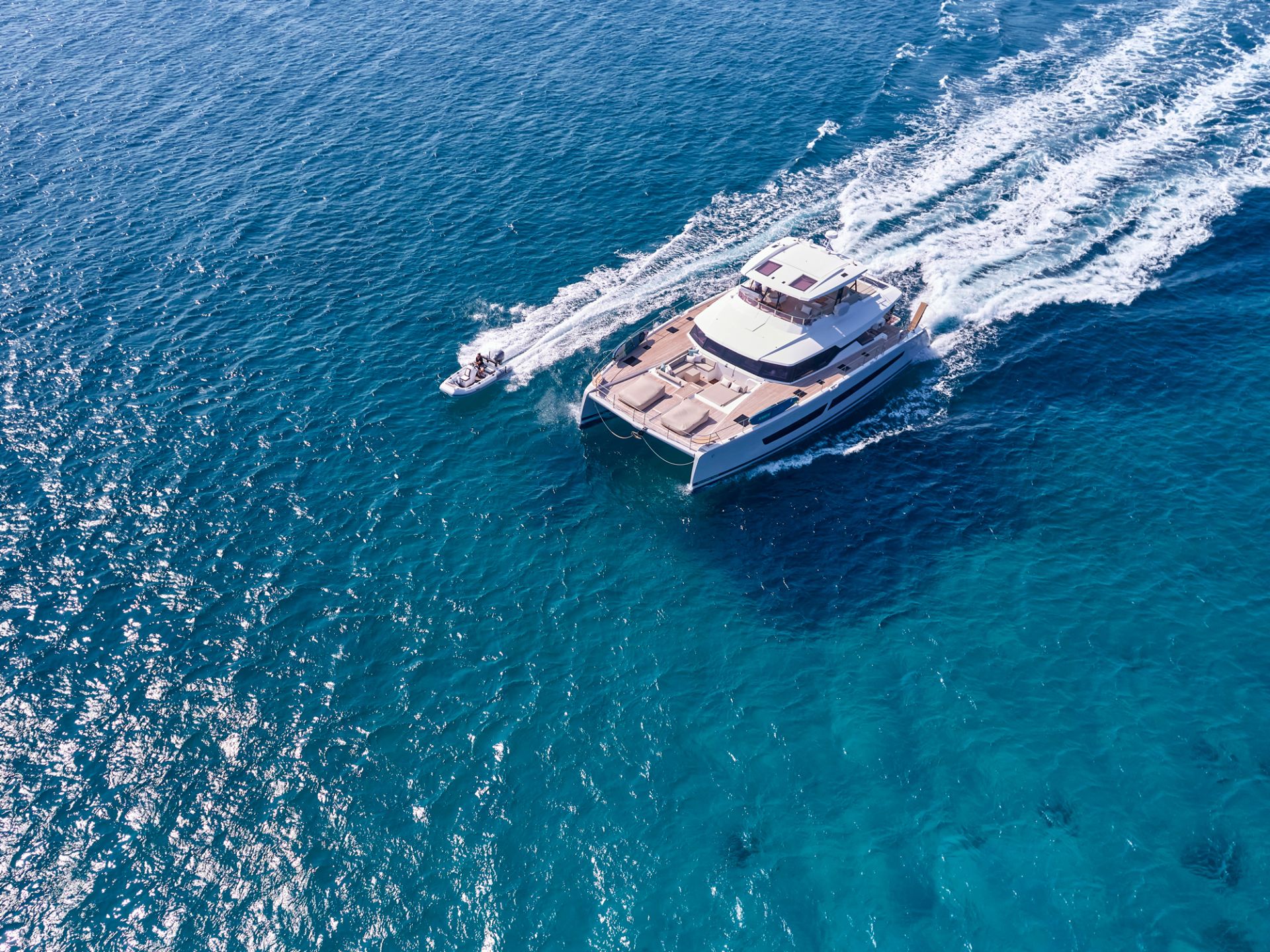 Charter Yacht ELLY - Fountaine Pajot Power 67 - 4 Cabins - Athens - Mykonos - Paros - Cyclades - Greece
