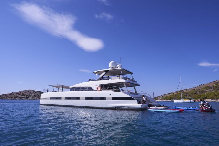 Charter Yacht CRAZY HORSE - Lagoon 78 - 5 Cabins - Athens - Mykonos - Paros - Cyclades - Greece