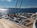 SERENISSIMA III Fountaine Pajot 80 - guests on the foredeck SERENISSIMA III Fountaine Pajot 80 - guests on the foredeck
