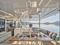 ZORA NUA Heysea 60 - main aft deck lounge ZORA NUA Heysea 60 - main aft deck lounge