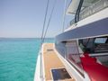 ASTORIA Fountaine Pajot Samana 59 - side deck ASTORIA Fountaine Pajot Samana 59 - side deck
