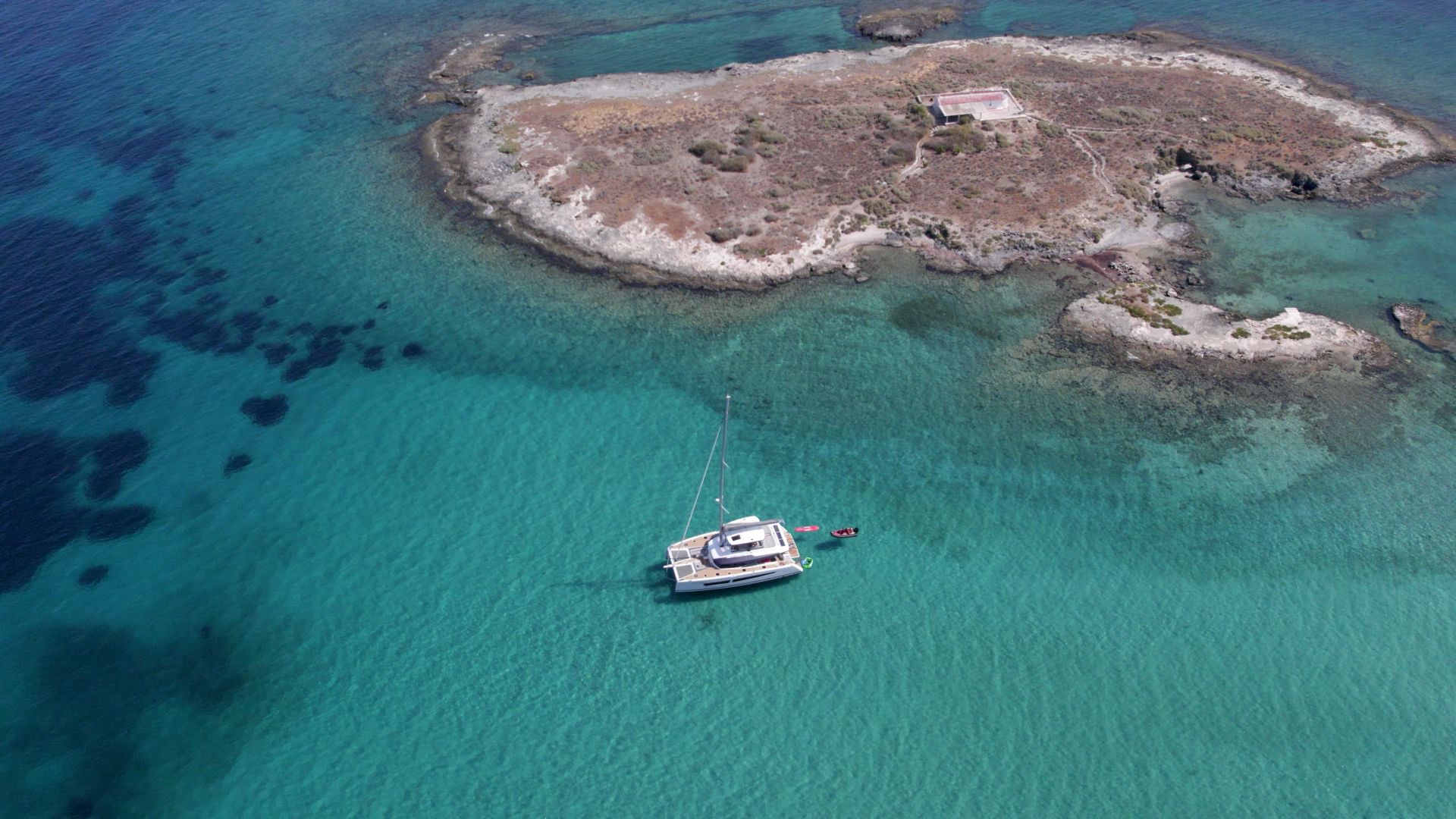 ASTORIA Fountaine Pajot Samana 59 - drone shot