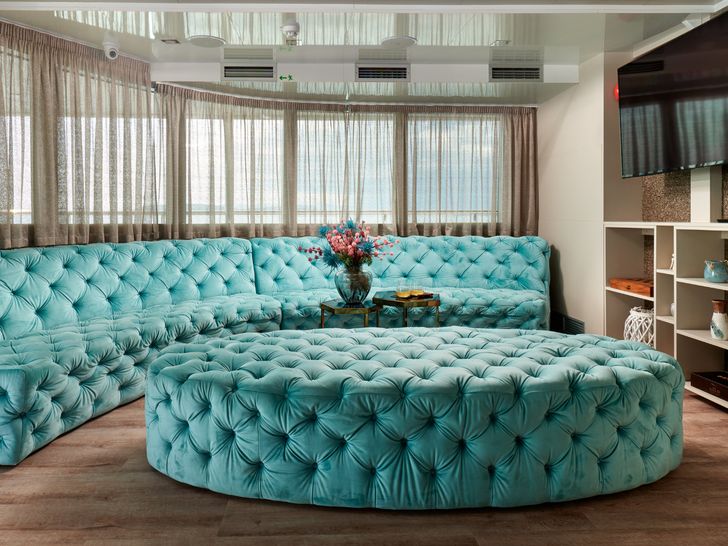 OHANA Custom 49m - main saloon seating area OHANA Custom 49m - main saloon seating area