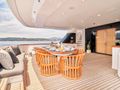 ELEMENT - aft deck dining area ELEMENT - aft deck dining area