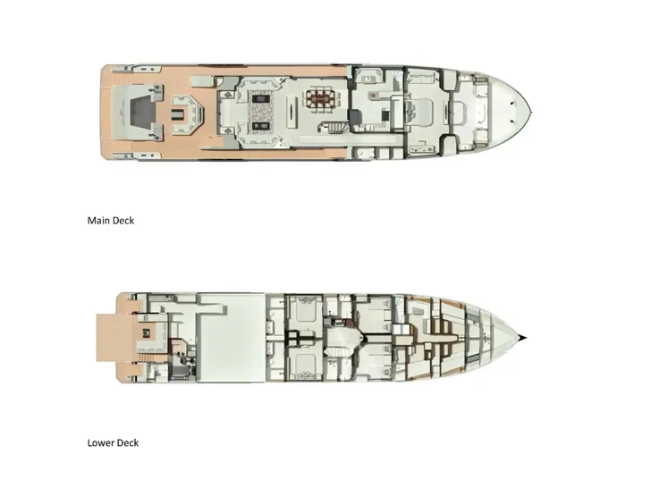 BOA VIDA Ocean Alexander 35R - main deck and cabin layout BOA VIDA Ocean Alexander 35R - main deck and cabin layout
