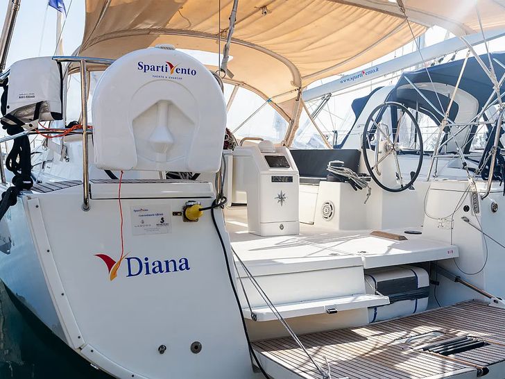 DIANA - Sun Odyssey 440 - stern DIANA - Sun Odyssey 440 - stern
