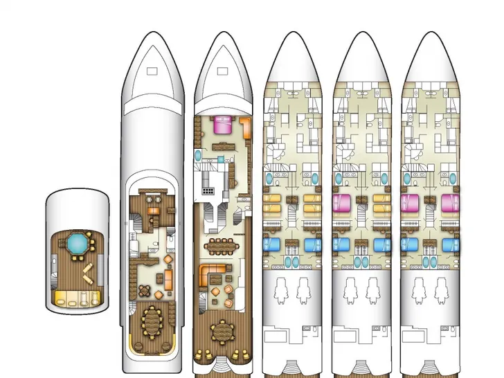 Yacht layout