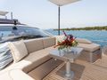 CHERRY Pershing 8X - foredeck lounge CHERRY Pershing 8X - foredeck lounge