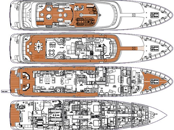 Yacht layout Yacht layout