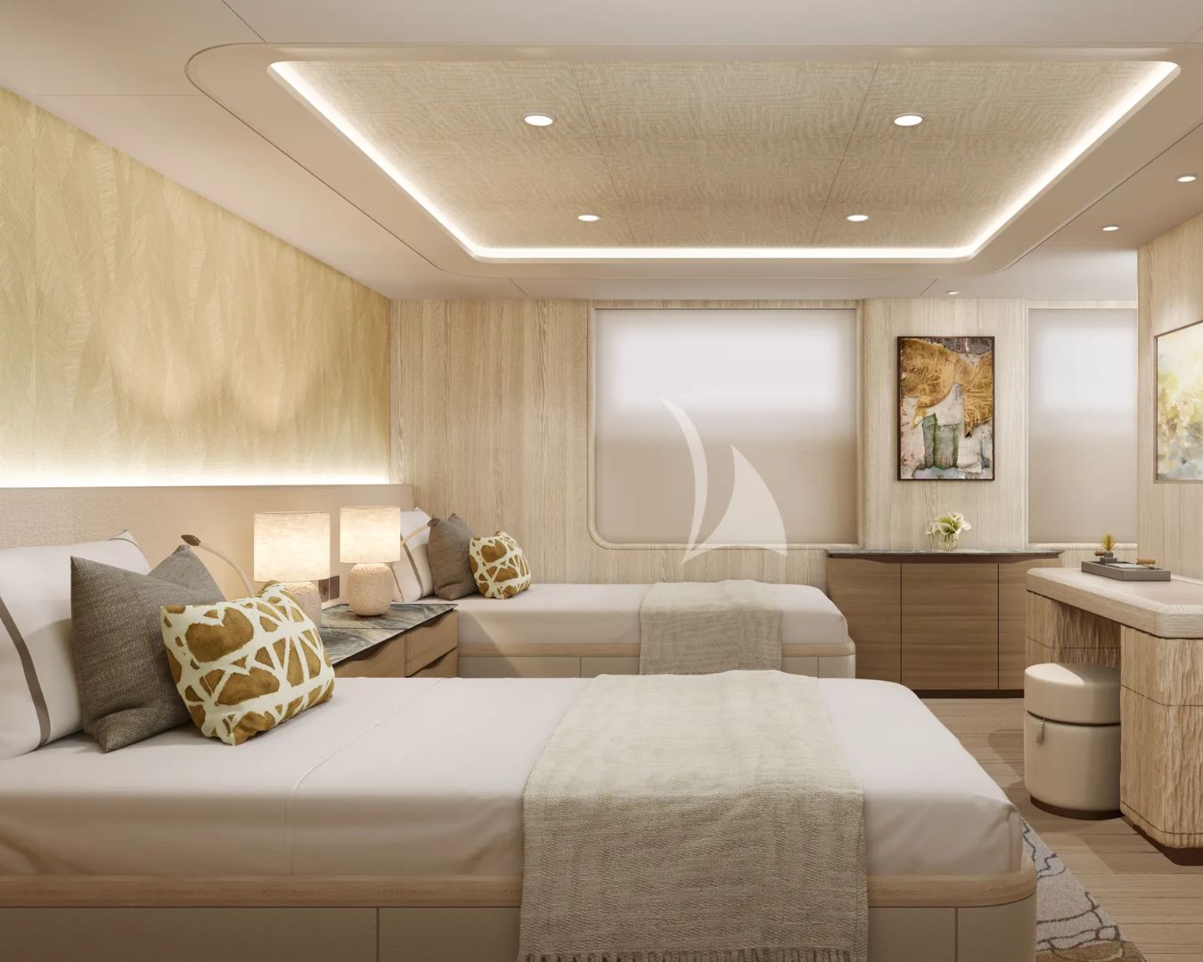 Charter Yacht QU2 - Amels 60 - 6 Cabins - Cannes - Monaco - St Tropez - The French Riviera - The Western Mediterranean