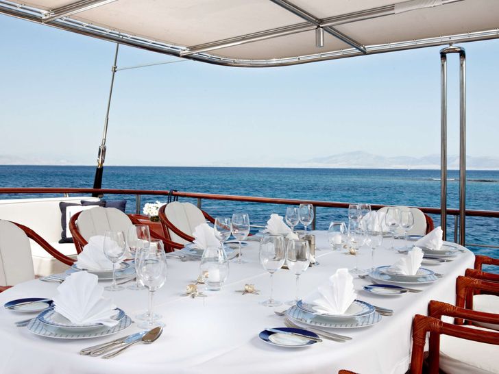 Aft Deck — Alfresco Dining Aft Deck — Alfresco Dining