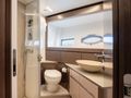CHERRY Pershing 8X - VIP cabin bathroom CHERRY Pershing 8X - VIP cabin bathroom