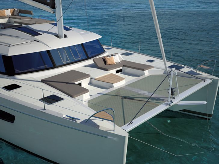 NOWHERE Fountaine Pajot Saba 50 - foredeck NOWHERE Fountaine Pajot Saba 50 - foredeck