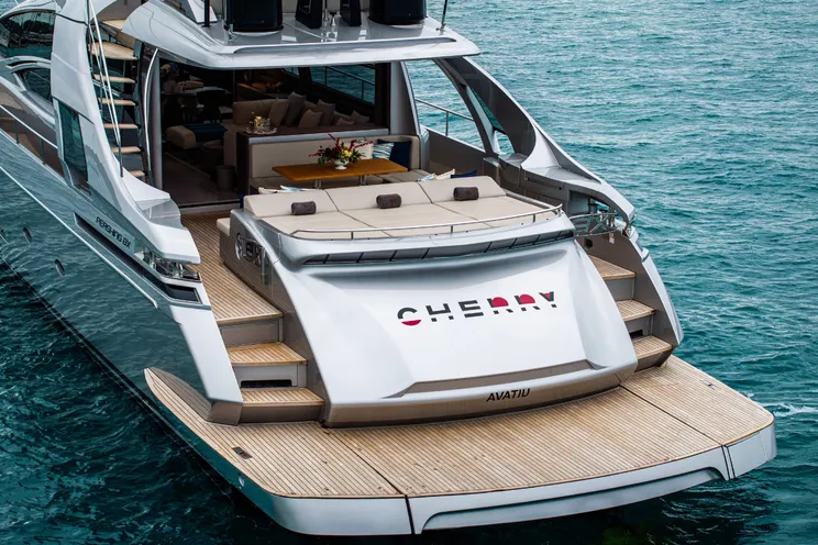 Charter Yacht CHERRY - Pershing 8X - 4 Cabins - Cap d'Ail - Monaco - Cannes - Nice - St Tropez - Monaco - French Riviera