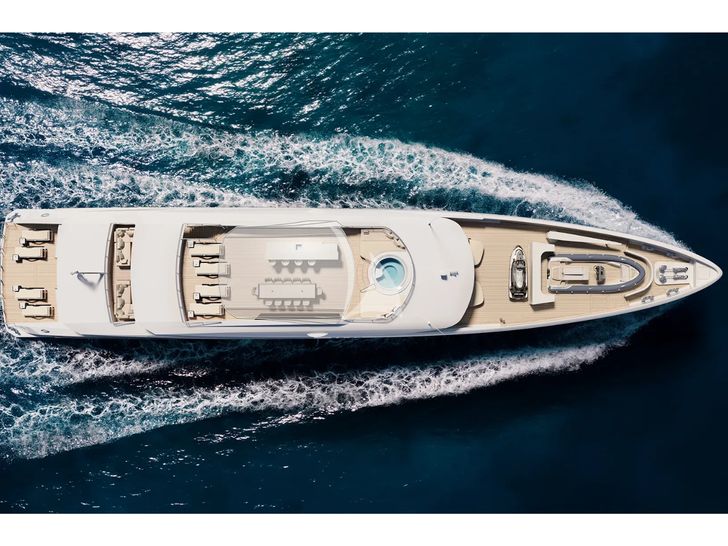 ORION Heesen 50m Aluminium FDHF - top aerial shot ORION Heesen 50m Aluminium FDHF - top aerial shot