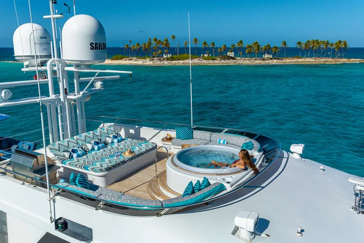 Charter Yacht SWEET ESCAPE - Christensen 130 - 6 Cabins - Nassau - Staniel Cay - Exumas - Bahamas