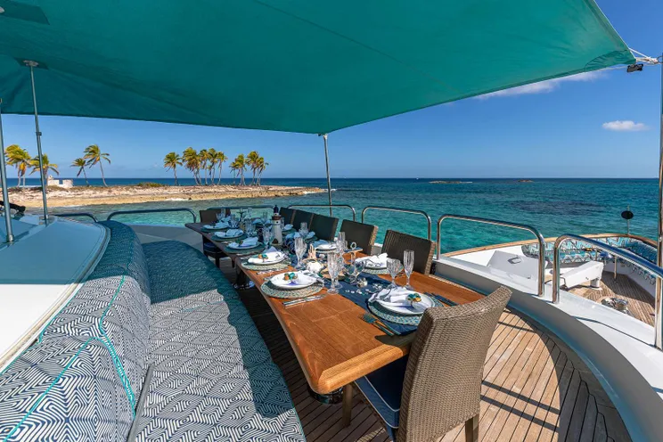 Charter Yacht SWEET ESCAPE - Christensen 130 - 6 Cabins - Nassau - Staniel Cay - Exumas - Bahamas