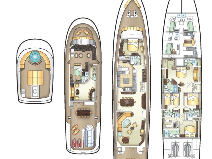 Yacht layout Yacht layout
