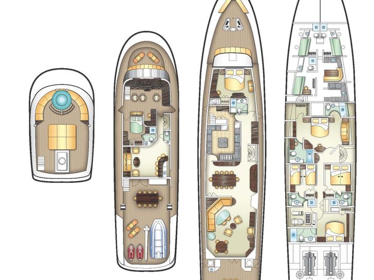 Yacht layout