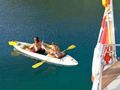 Fun in the glass bottom Kayak Fun in the glass bottom Kayak