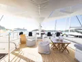 FOXY LADY Lagoon 620 - flybridge seating FOXY LADY Lagoon 620 - flybridge seating
