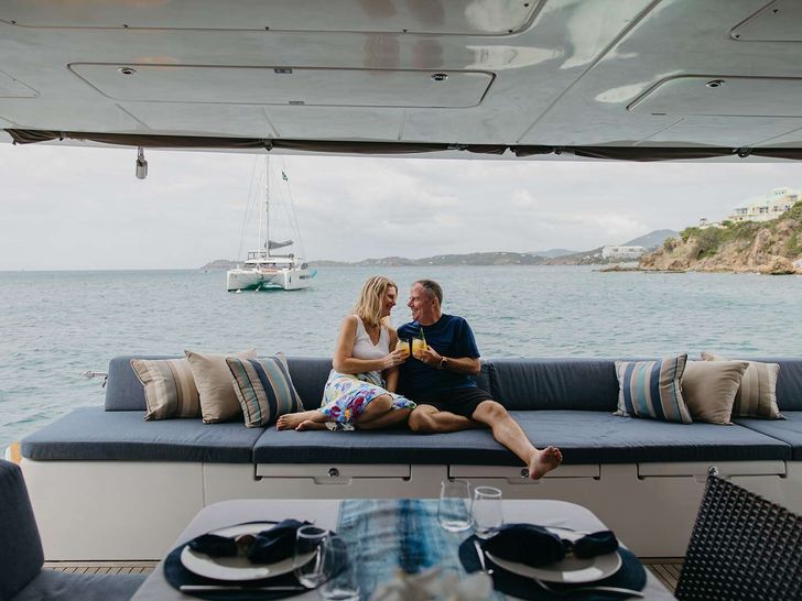 SAIL AWAY Lagoon 620 - aft seating SAIL AWAY Lagoon 620 - aft seating