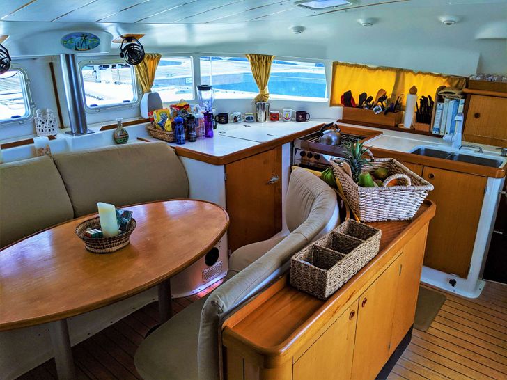 Salon and Galley Salon and Galley