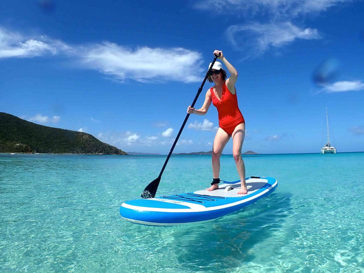 GYPSY PRINCESS Lagoon 450 - paddleboarding GYPSY PRINCESS Lagoon 450 - paddleboarding