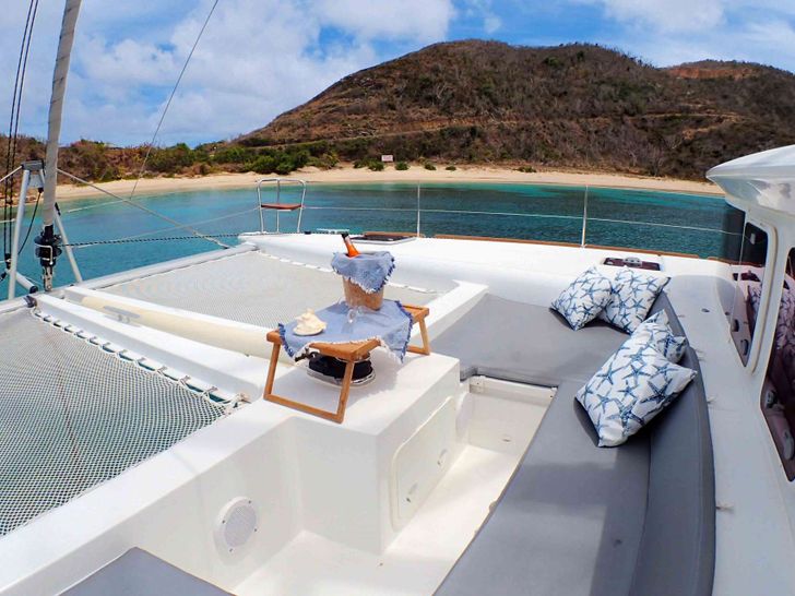 GYPSY PRINCESS Lagoon 450 - foredeck GYPSY PRINCESS Lagoon 450 - foredeck