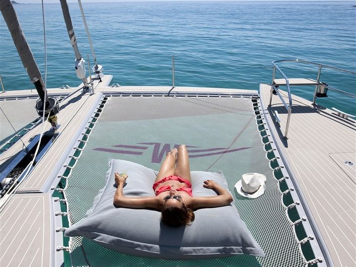 MAVERICK Sunreef 70 - net trampoline MAVERICK Sunreef 70 - net trampoline