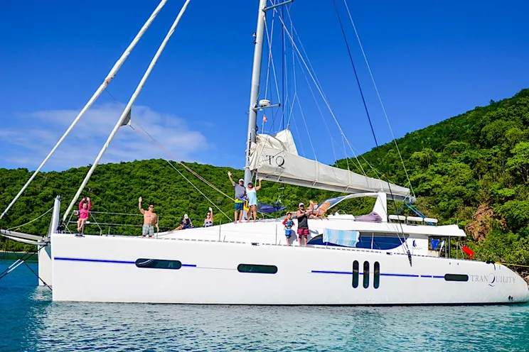 Charter Yacht TRANQUILITY - Matrix Silhouette 76 - 6 Cabins - Tortola - Virgin Gorda - Jost Van Dyke - BVI - Caribbean