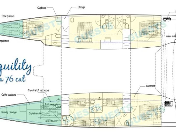 Yacht layout Yacht layout