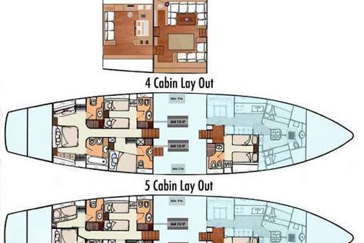 Layout for MY LOTTY - Benetti 26 m, yacht layout
