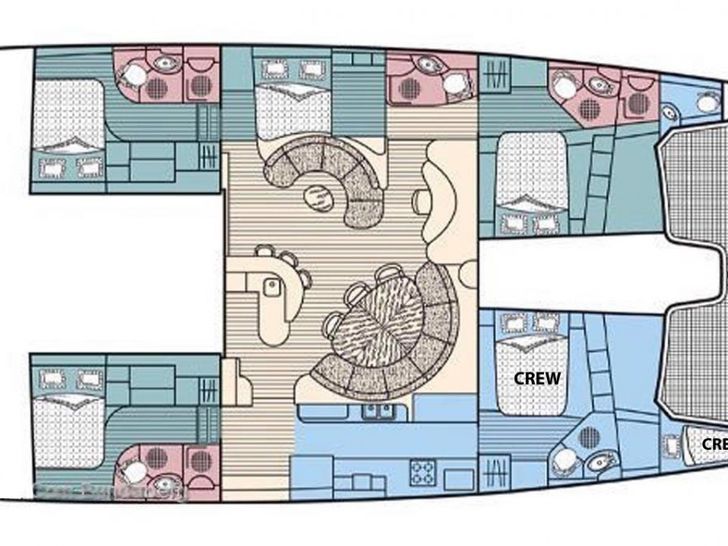 DAYDREAM Leopard 62 - layout DAYDREAM Leopard 62 - layout