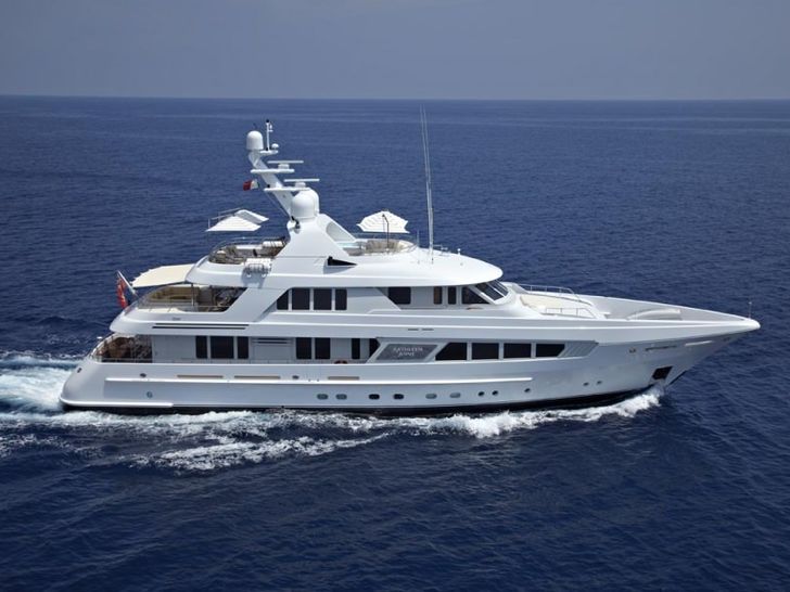 KATHLEEN ANNE Feadship SL39 - profile KATHLEEN ANNE Feadship SL39 - profile