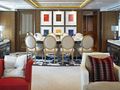 KATHLEEN ANNE Feadship SL39 - main saloon dining area KATHLEEN ANNE Feadship SL39 - main saloon dining area