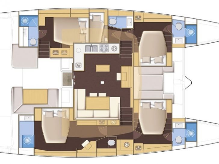 Yacht layout