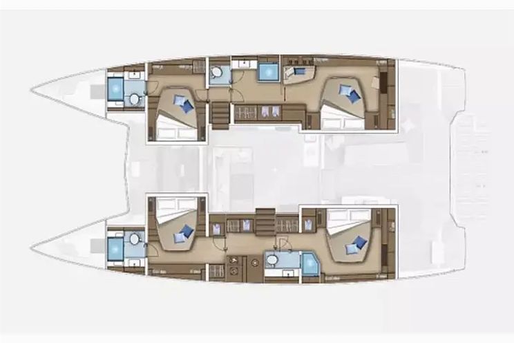 Layout for ZERI Lagoon 55 - layout