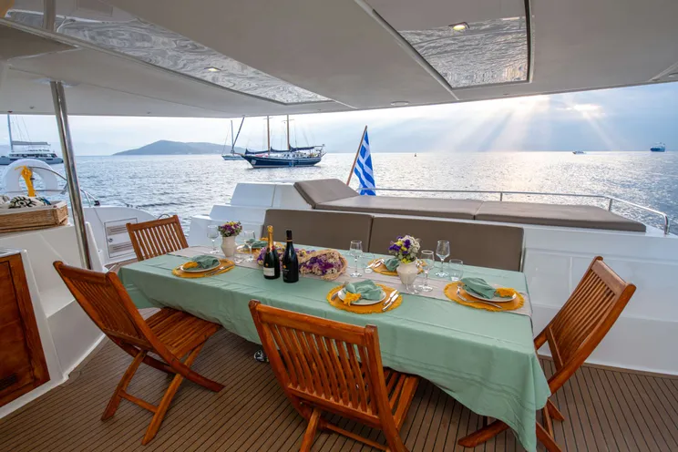 Charter Yacht HIGHJINKS - Fountaine Pajot Sanya 57 - 4 Cabins - Athens - Mykonos - Paros - Santorini - Greece