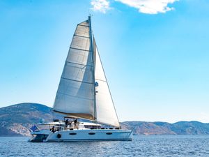 HIGHJINKS - Fountaine Pajot Sanya 57 - 4 Cabins - Athens - Mykonos - Paros - Cyclades - Santorini - Greece HIGHJINKS - Fountaine Pajot Sanya 57 - 4 Cabins - Athens - Mykonos - Paros - Cyclades - Santorini - Greece
