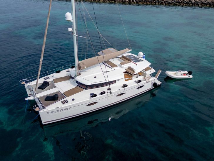 HIGHJINKS Fountaine Pajot Sanya 57 - aerial shot HIGHJINKS Fountaine Pajot Sanya 57 - aerial shot