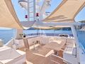 3D Cantierri Delle Marche Darwin 96 - flybridge seating area and minibar 3D Cantierri Delle Marche Darwin 96 - flybridge seating area and minibar