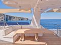 3D Cantierri Delle Marche Darwin 96 - flybridge seating and dining area 3D Cantierri Delle Marche Darwin 96 - flybridge seating and dining area