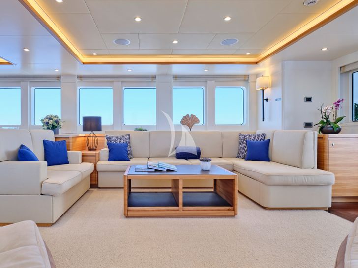 3D Cantierri Delle Marche Darwin 96 - main saloon seating area 3D Cantierri Delle Marche Darwin 96 - main saloon seating area