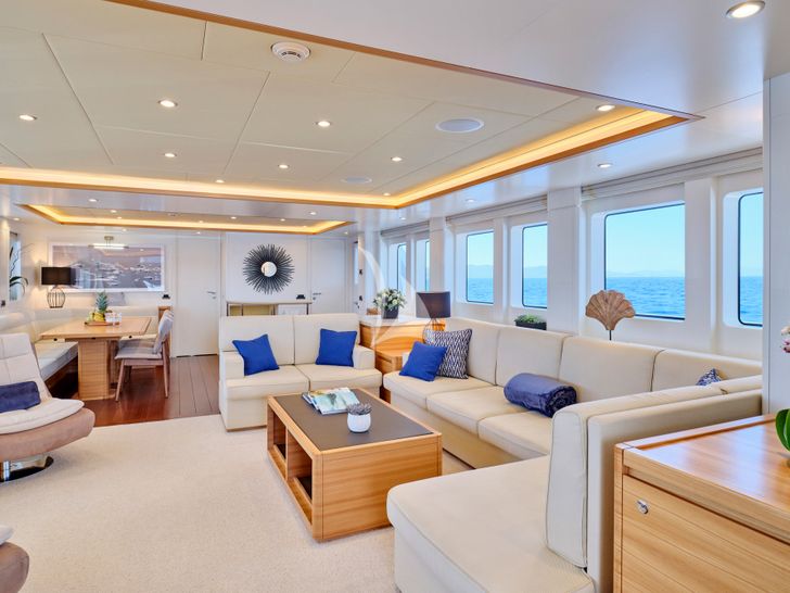 3D Cantierri Delle Marche Darwin 96 - main saloon 3D Cantierri Delle Marche Darwin 96 - main saloon